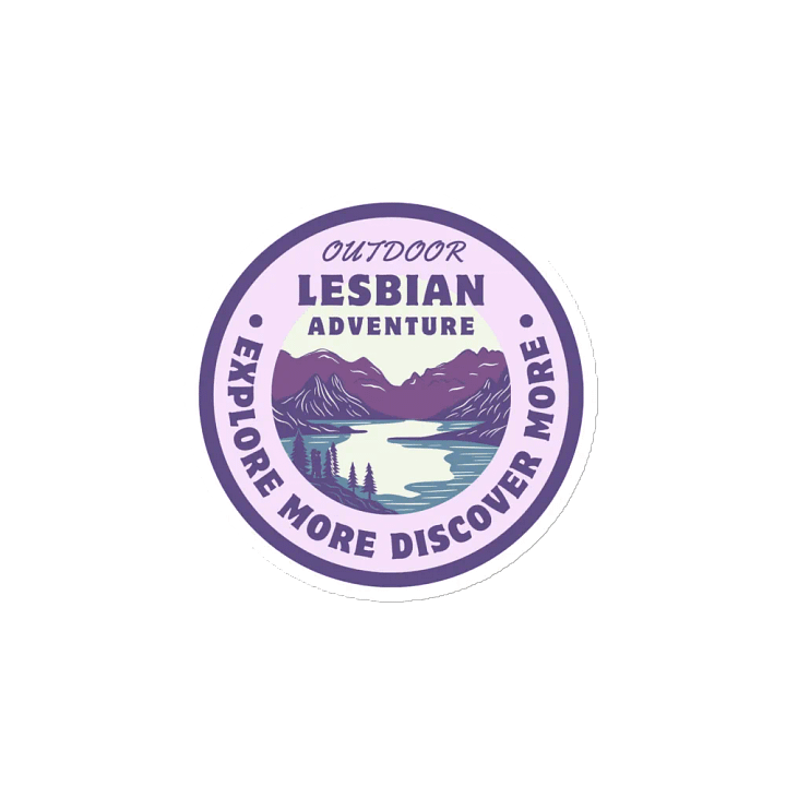 Outdoor Lesbian Adventure Magnet [ Lavender Edition] product image (2)