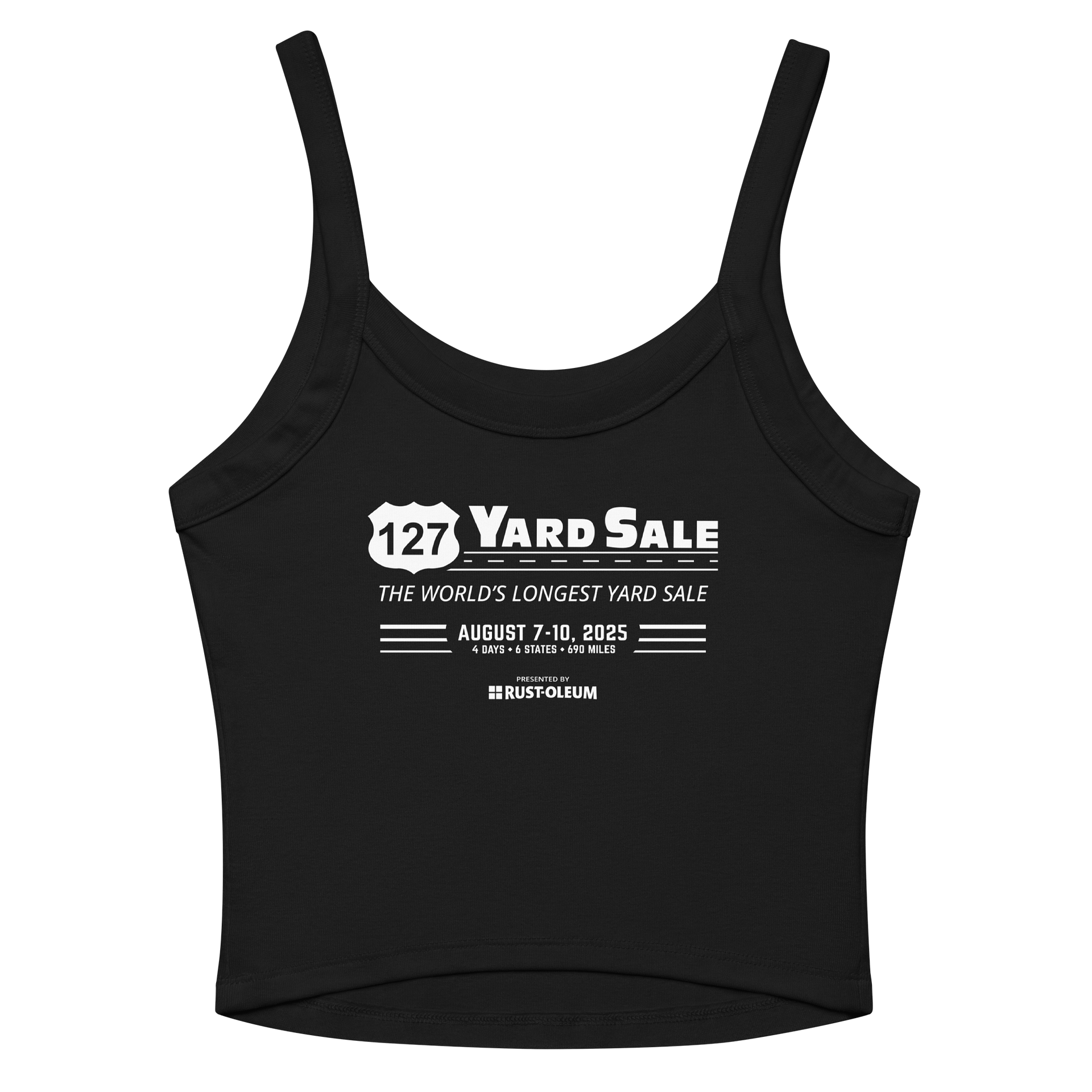 127 Yard Sale (2025) Vintage - Bella+Canvas Women's Micro-Rib Tank Top - Black product image (4)