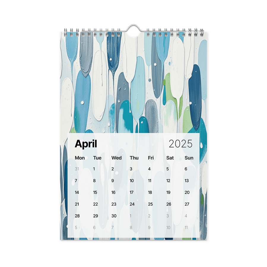 ART ABSTRACT WALL CALENDAR 2026 product image (1)