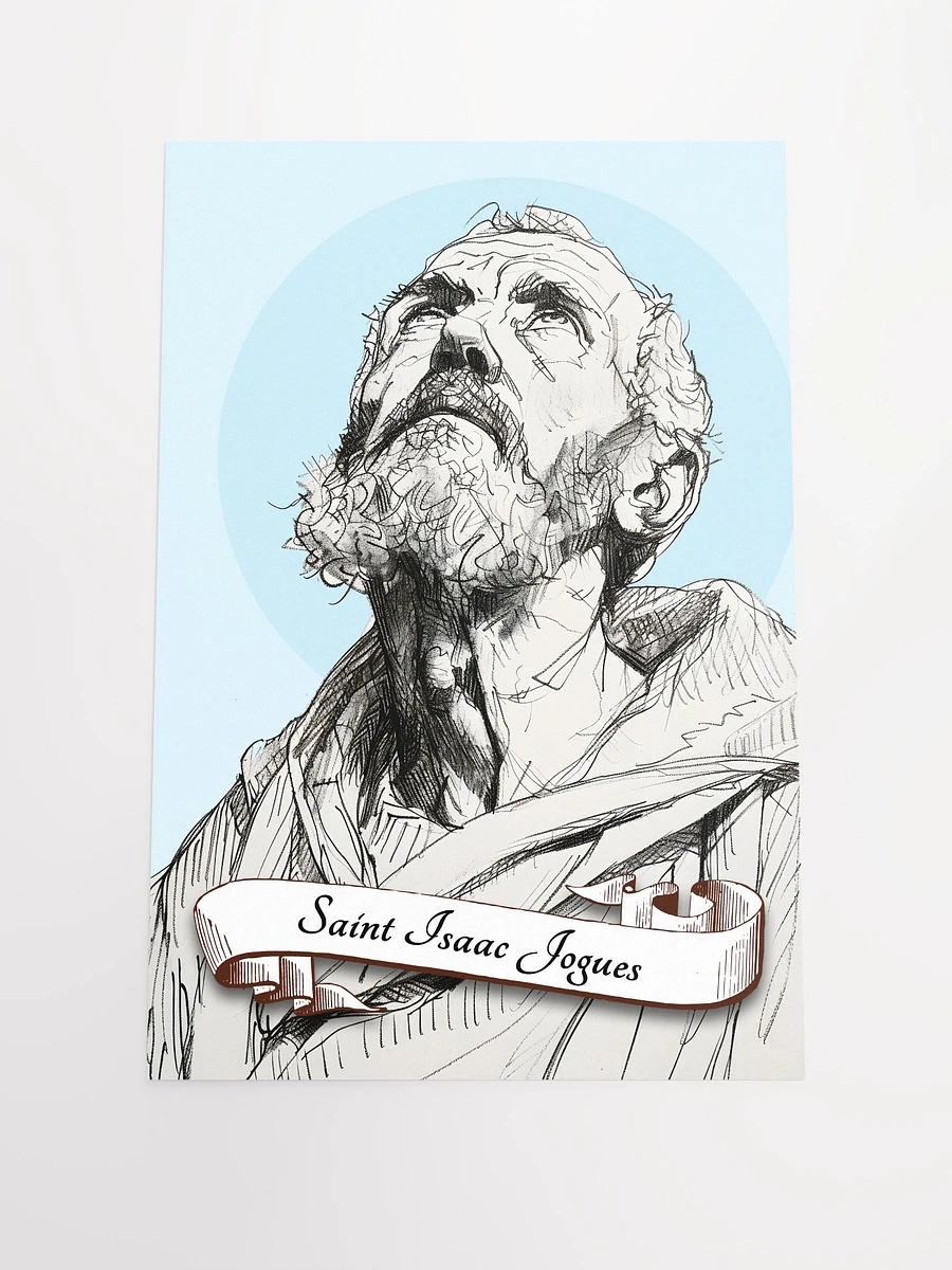 Saint Isaac Jogues Patron Saint of North America, Native Americans, Ecologists, Geologists, Matte Poster product image (3)