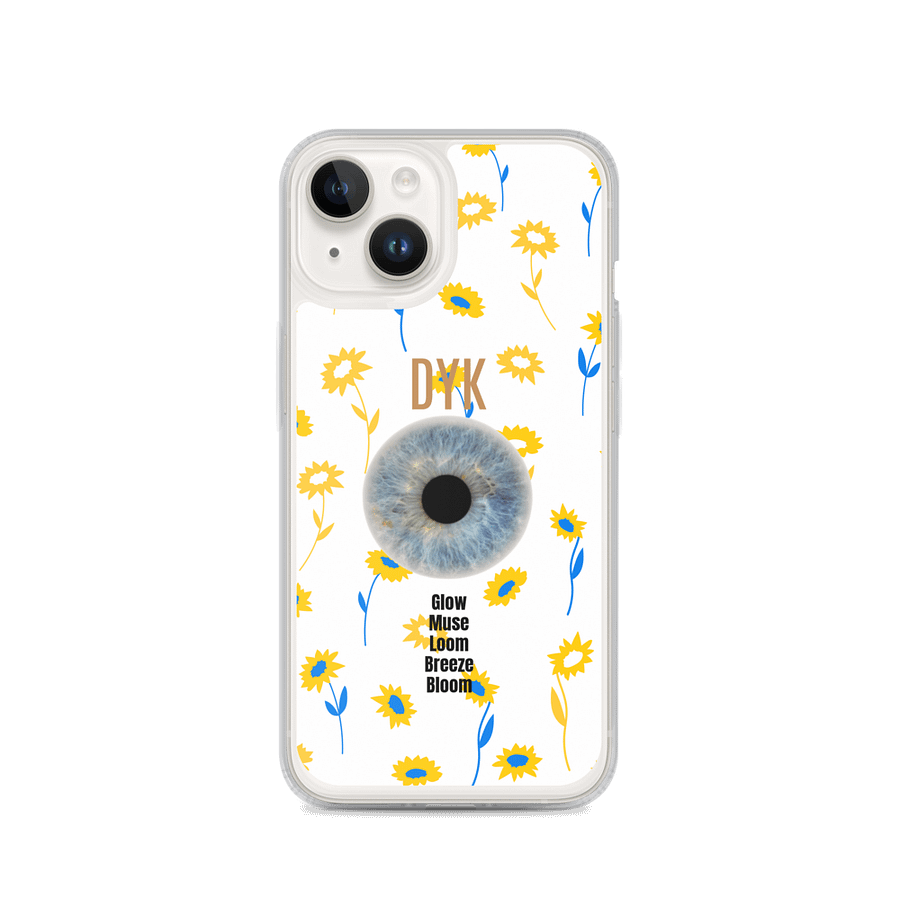 DYK Floral Eye Muse Glow Loom Breeze Bloom iPhone® Clear Case product image (4)