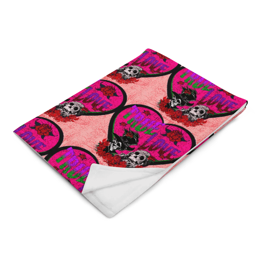 True Love Pink & White Blanket product image (8)