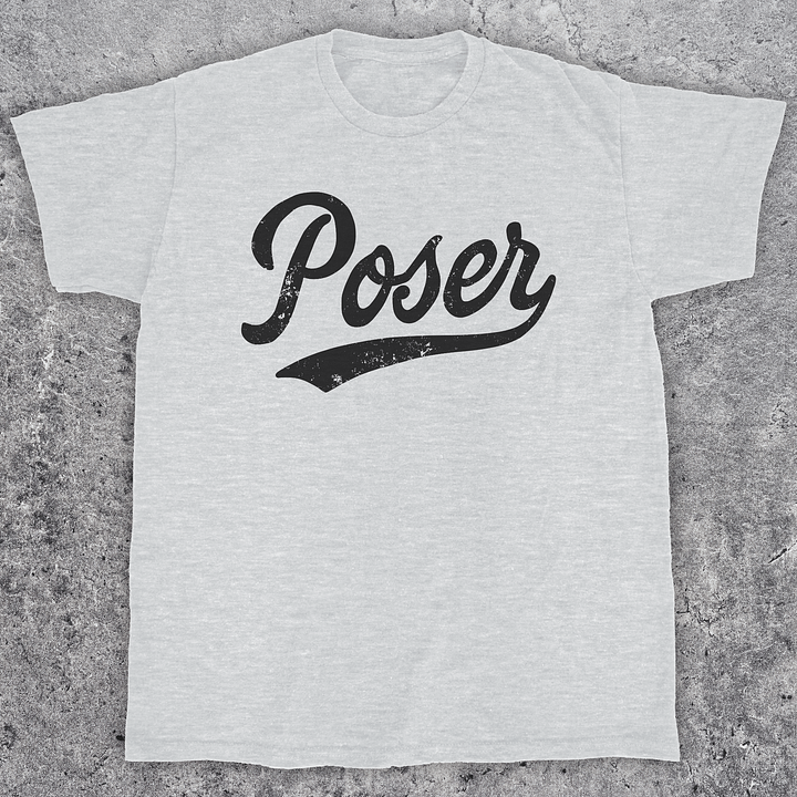 Poser, funny skate t-shirt, Unisex product image (4)