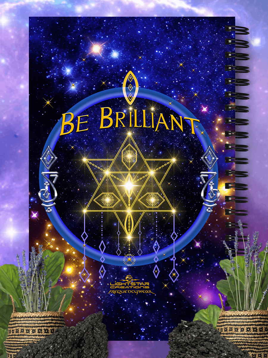 Starseeds Shine Your Light Spiral Notebook product image (3)
