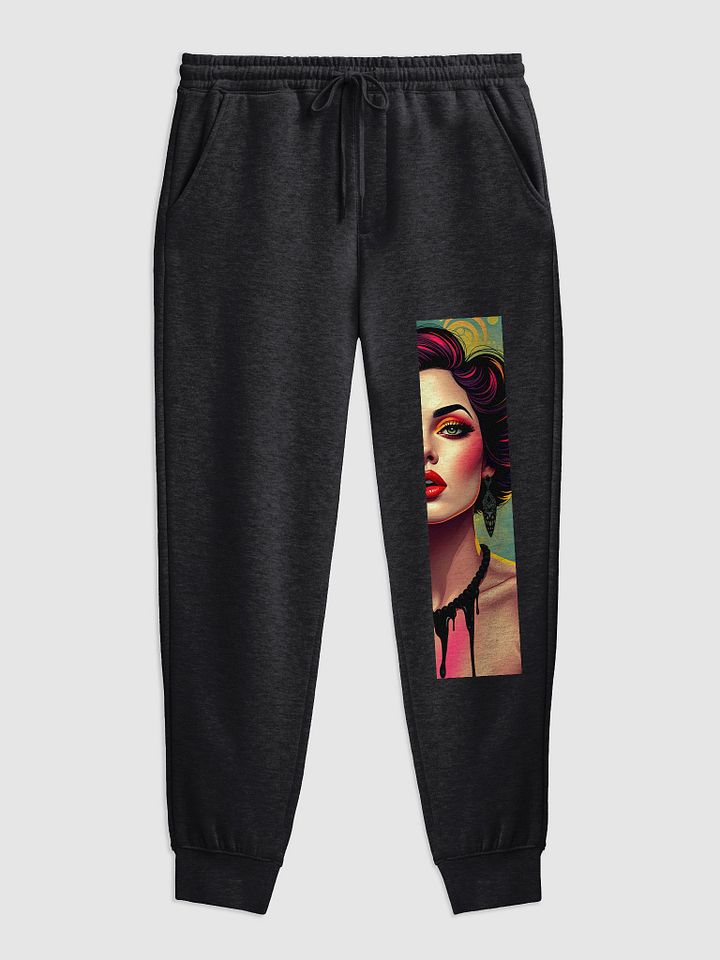 Vibrant Femme Fatale pop art Sweatpants product image (1)