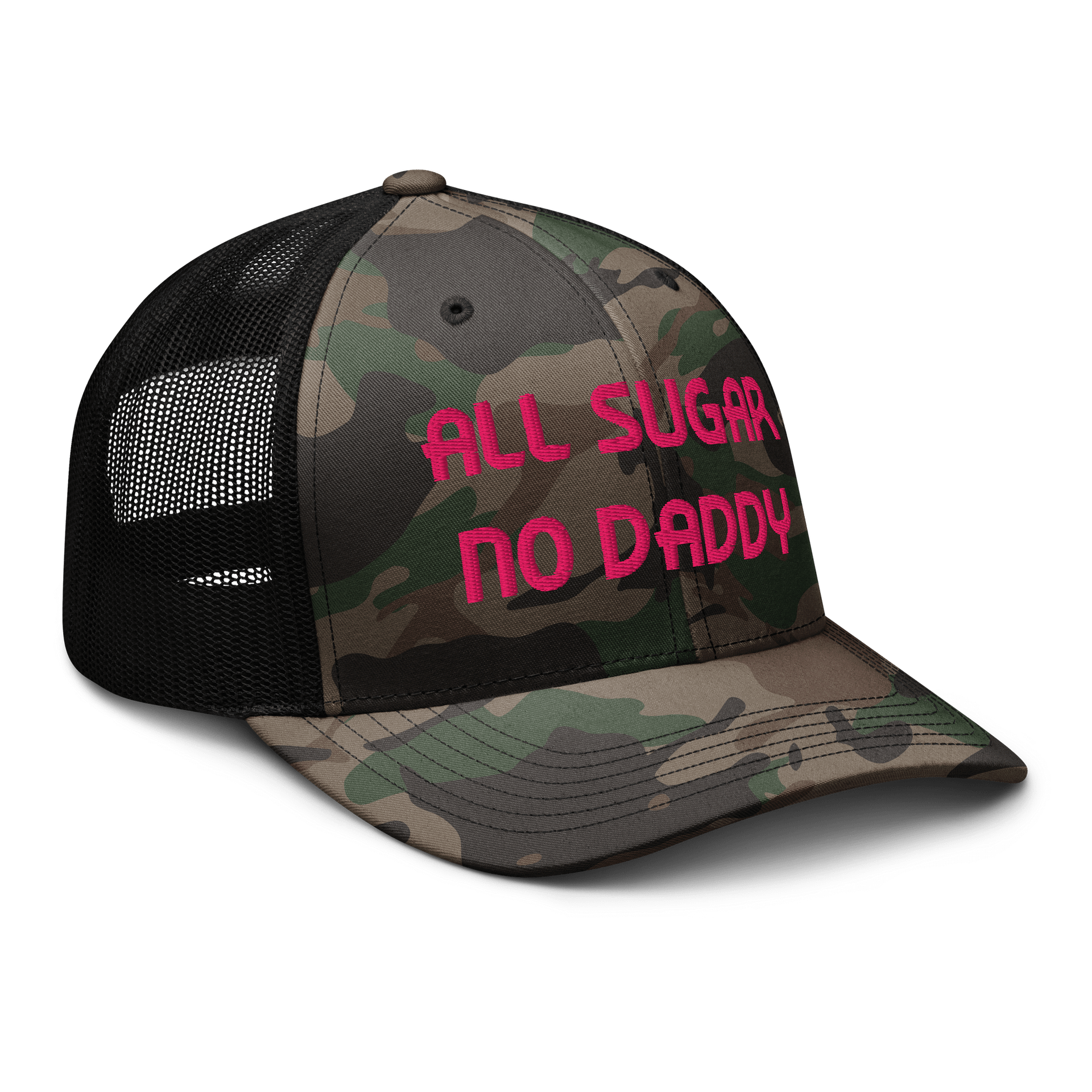 ALL SUGAR Camo Trucker Hat product image (8)