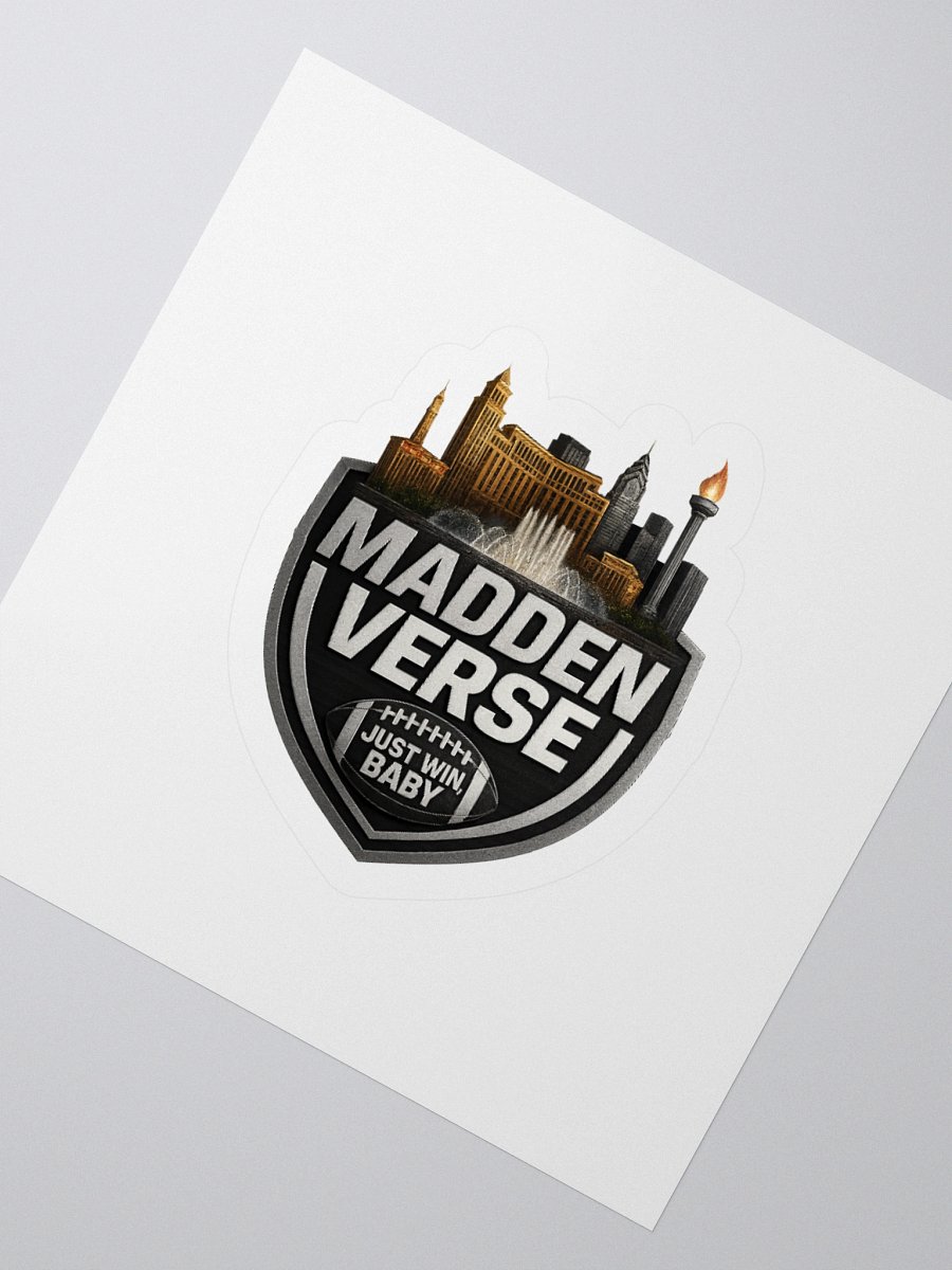 JUST WIN BABY MADDEN VERSE STICKER product image (2)