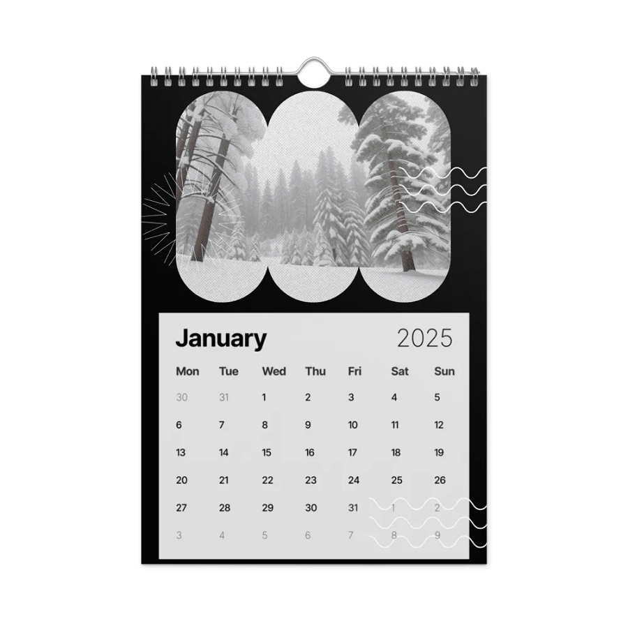 SEASONAL NATURE WALL CALENDAR 2025 product image (6)