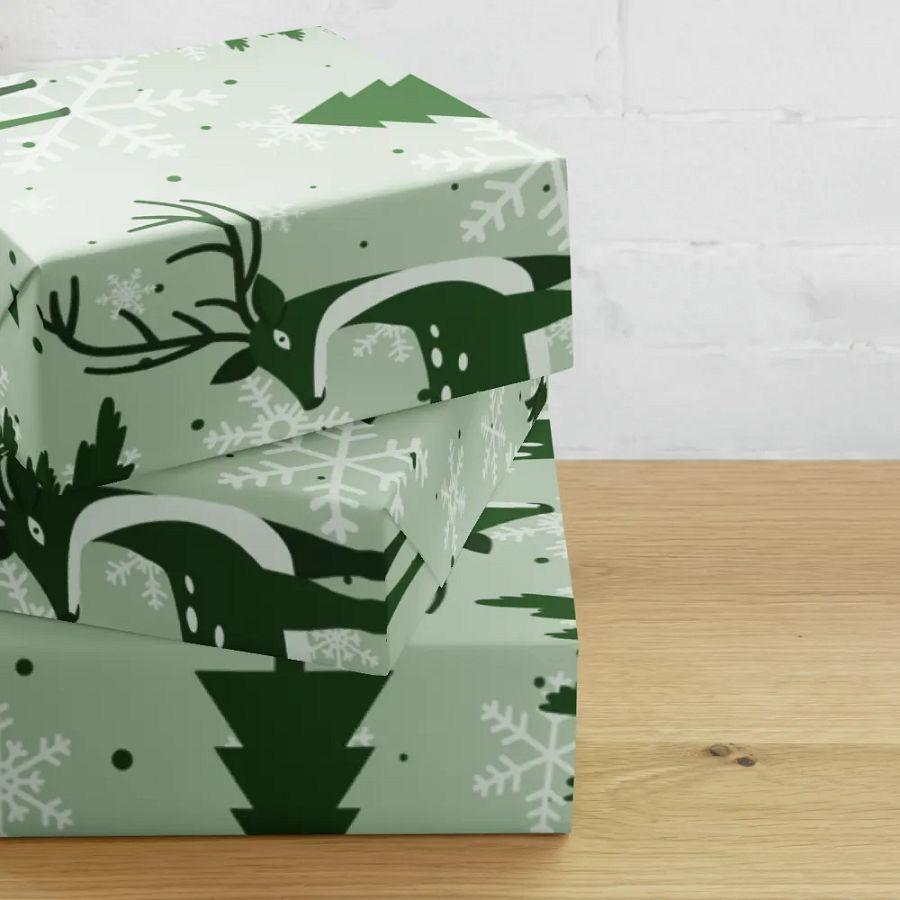 Reindeer Wrapping paper product image (10)
