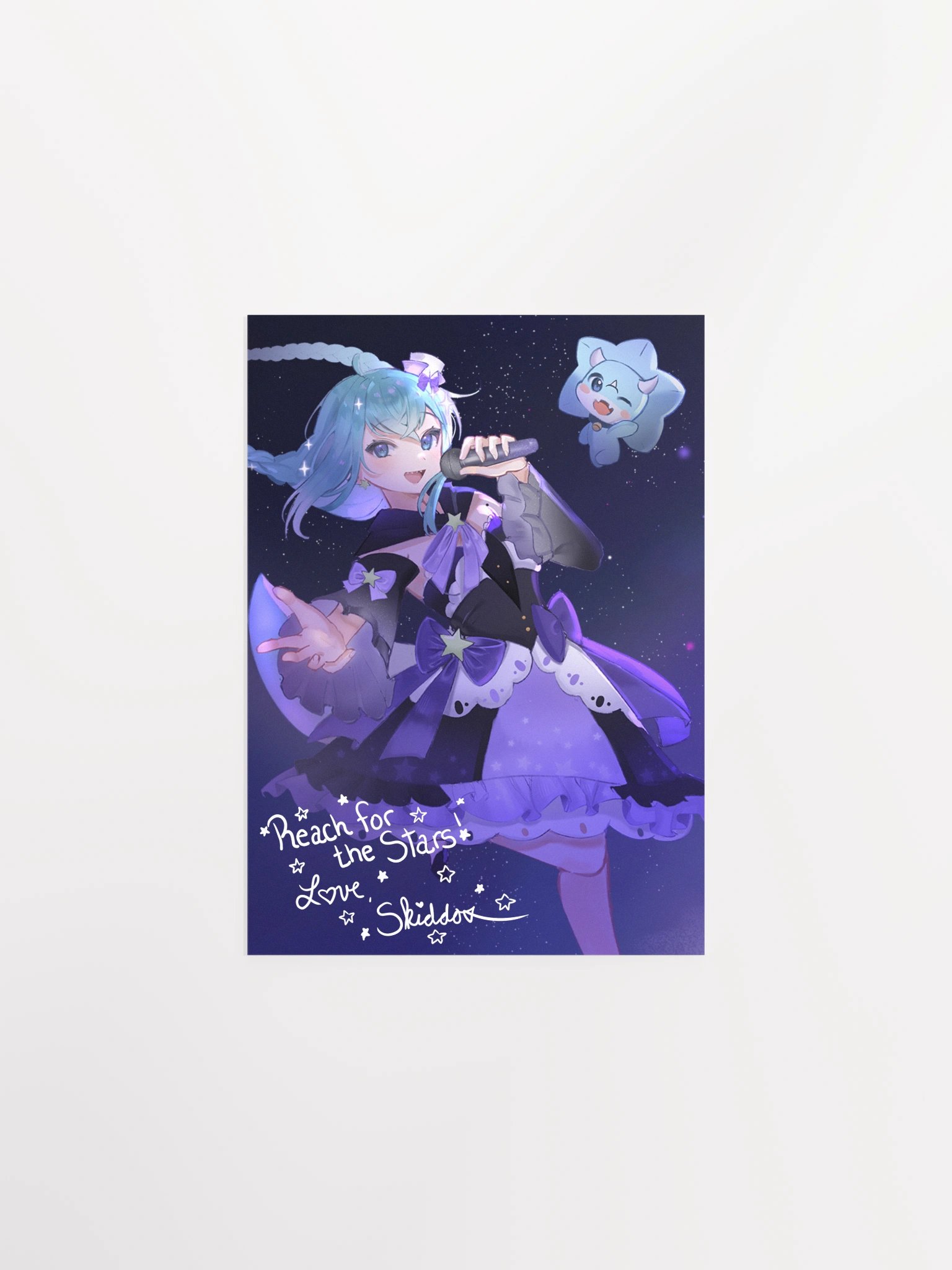 Skiddo's Starlight Serenade Matte Poster - SIGNED product image (1)