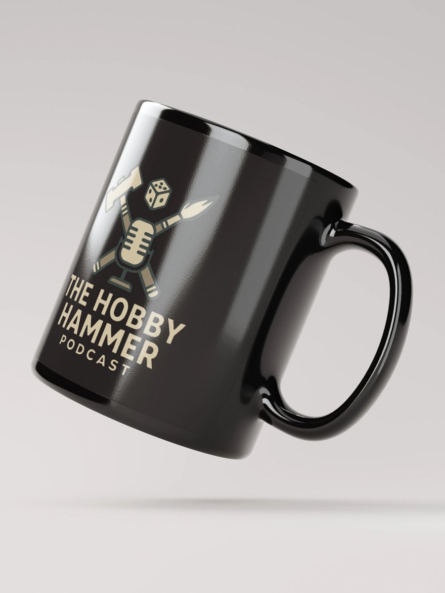 The Hobbyist's Black Glossy Mug product image (4)