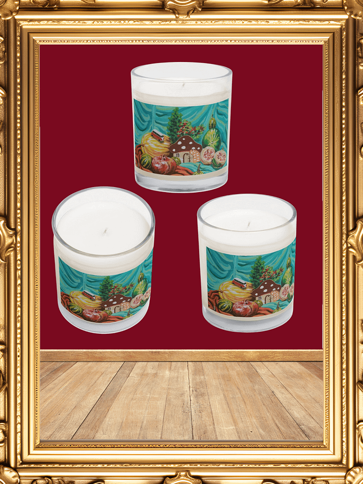 Whimsical Hedgehog Mushroom Sanctuary Candle product image (2)