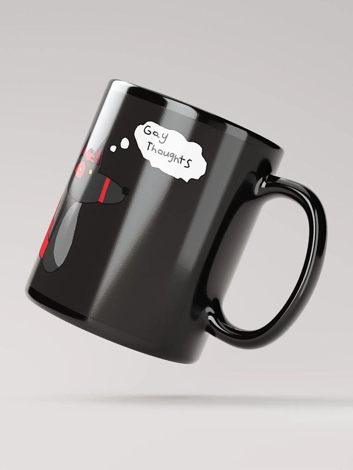 Gay Thoughts Black Glossy Mug product image (3)