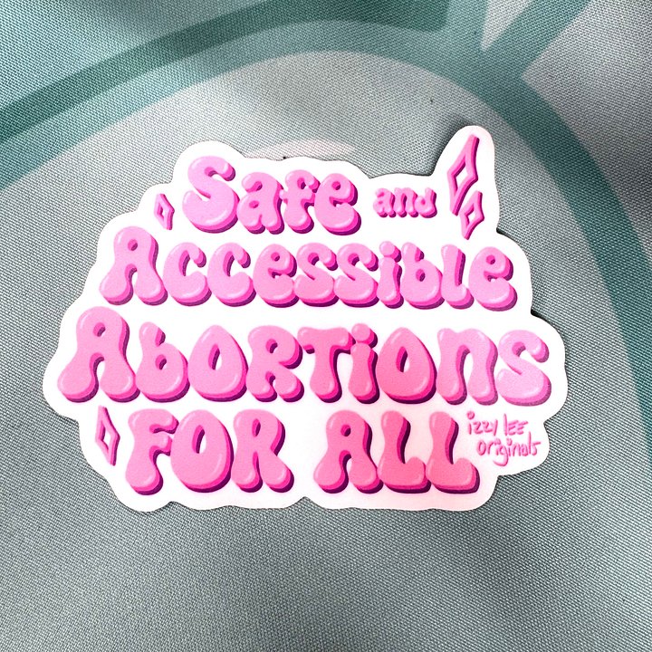 Safe and Accessible Sticker - Pink product image (1)