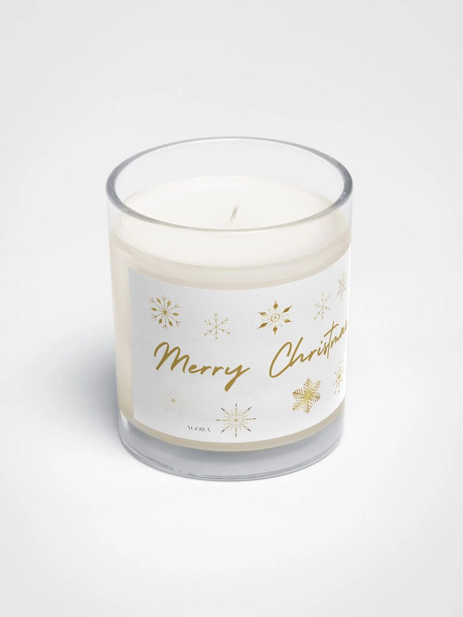 Golden Snowflakes Soy Wax Candle product image (1)
