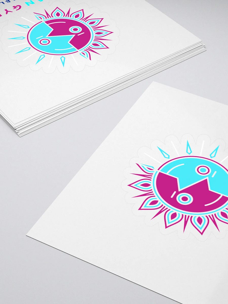 Vibrant Half Sun Moon Urban Gypsy Sticker Set product image (4)