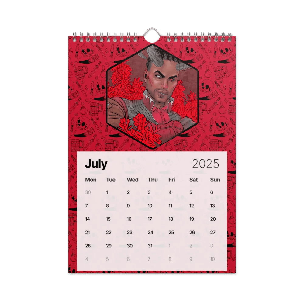 BG3 2025 Calendar - rainbow product image (7)