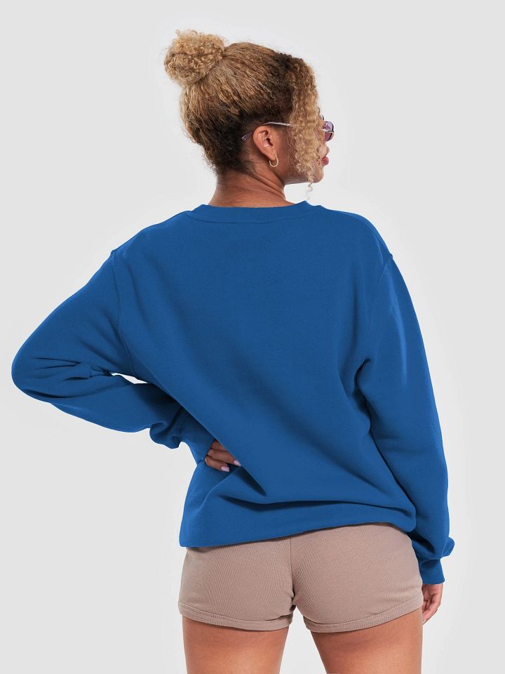 Plain Color Royal Blue Sweatshirt product image (2)