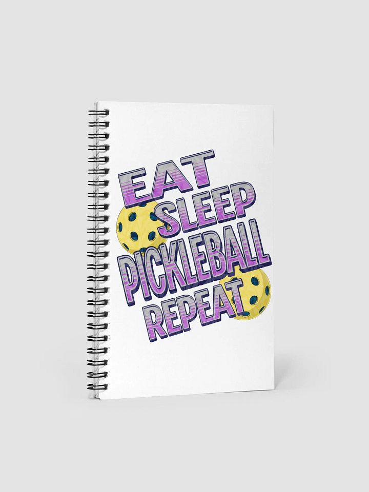 Eat Sleep Pickleball Repeat Angle Passion Notebook product image (1)