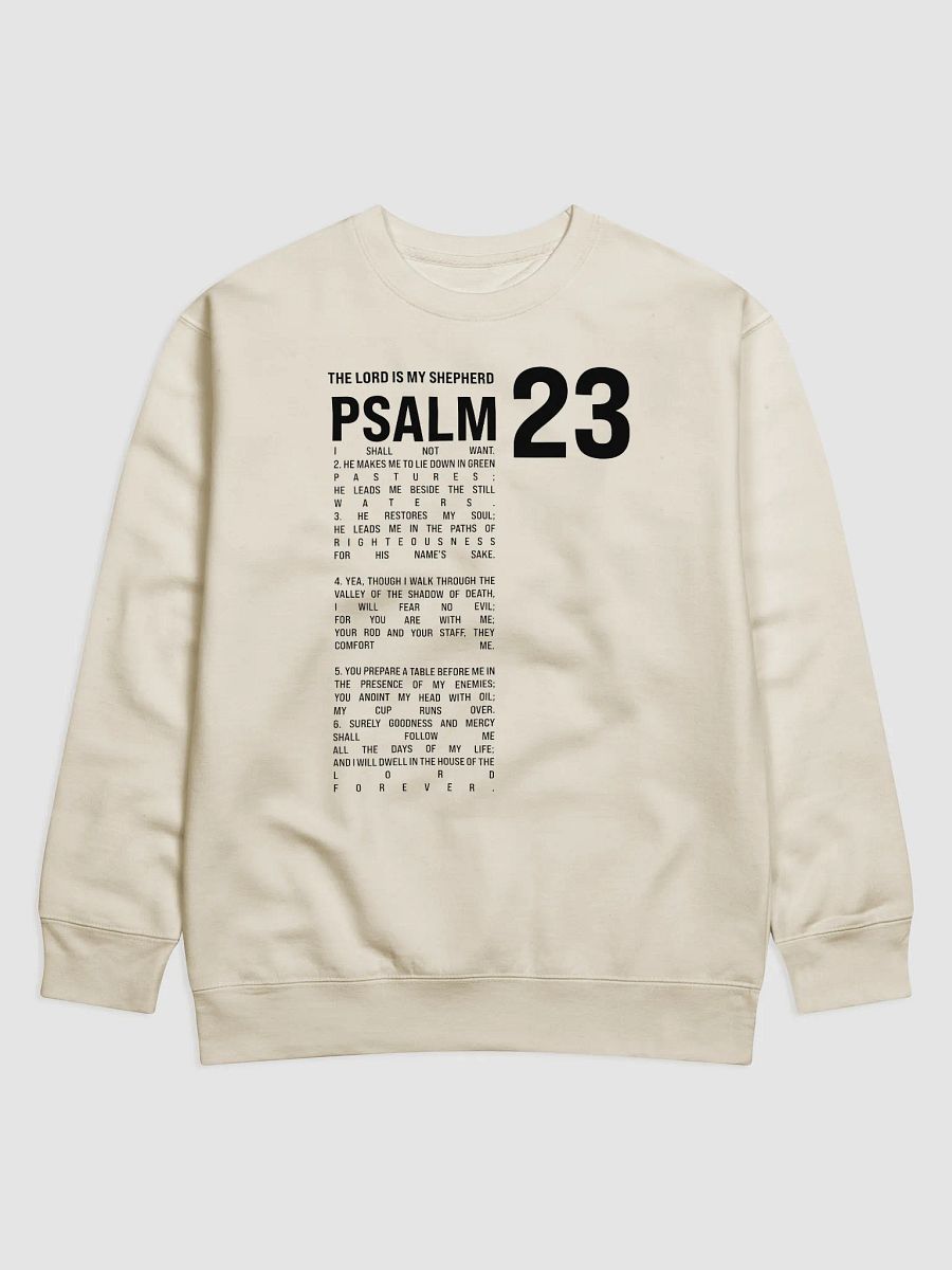 The Lord Is My Shepherd – Psalm 23 Sweatshirt product image (1)