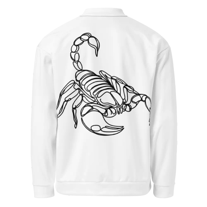 Scorpion Line Art Design All-Over Print Bomber Jacket product image (1)
