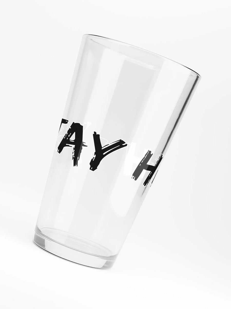 Stay High Shaker Pint 16 oz Glass (Black Text) product image (6)