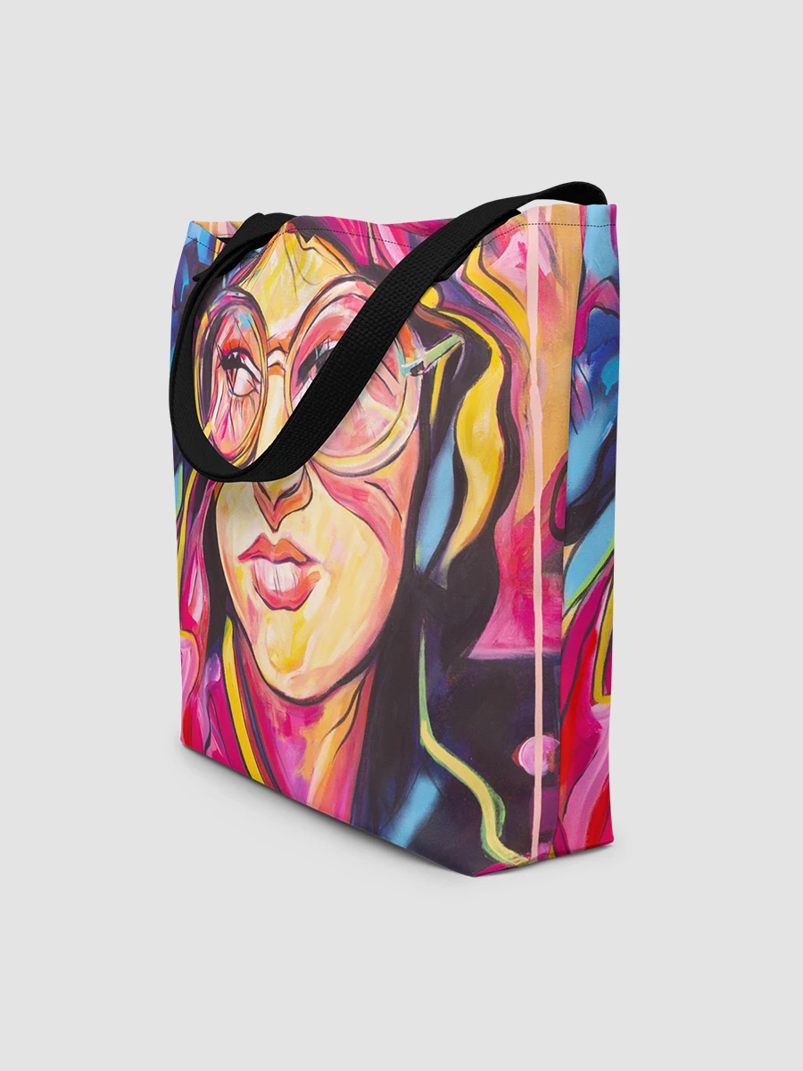 [Pushing Pink] All-Over Print Large Tote Bag product image (2)