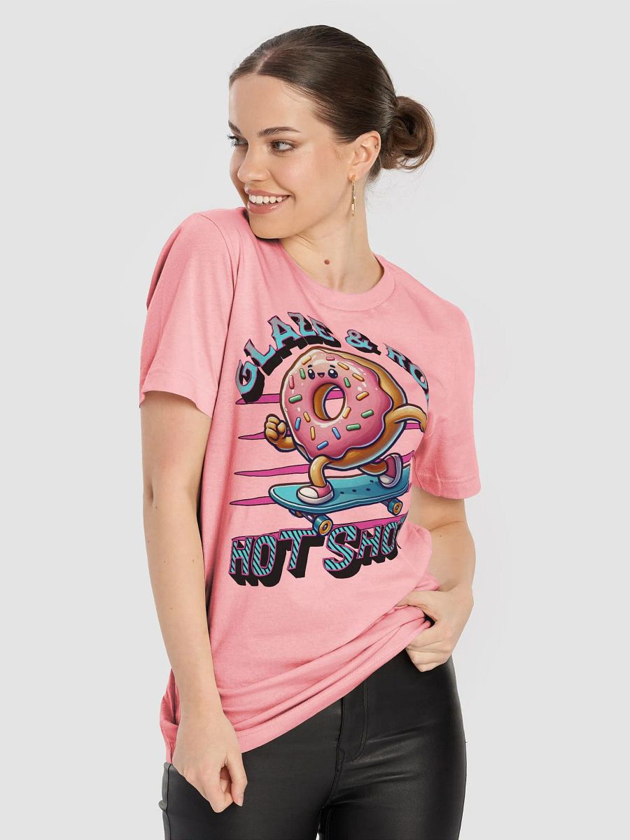 Glaze And Roll Hot Shot Skater Doughnut Tee product image (40)