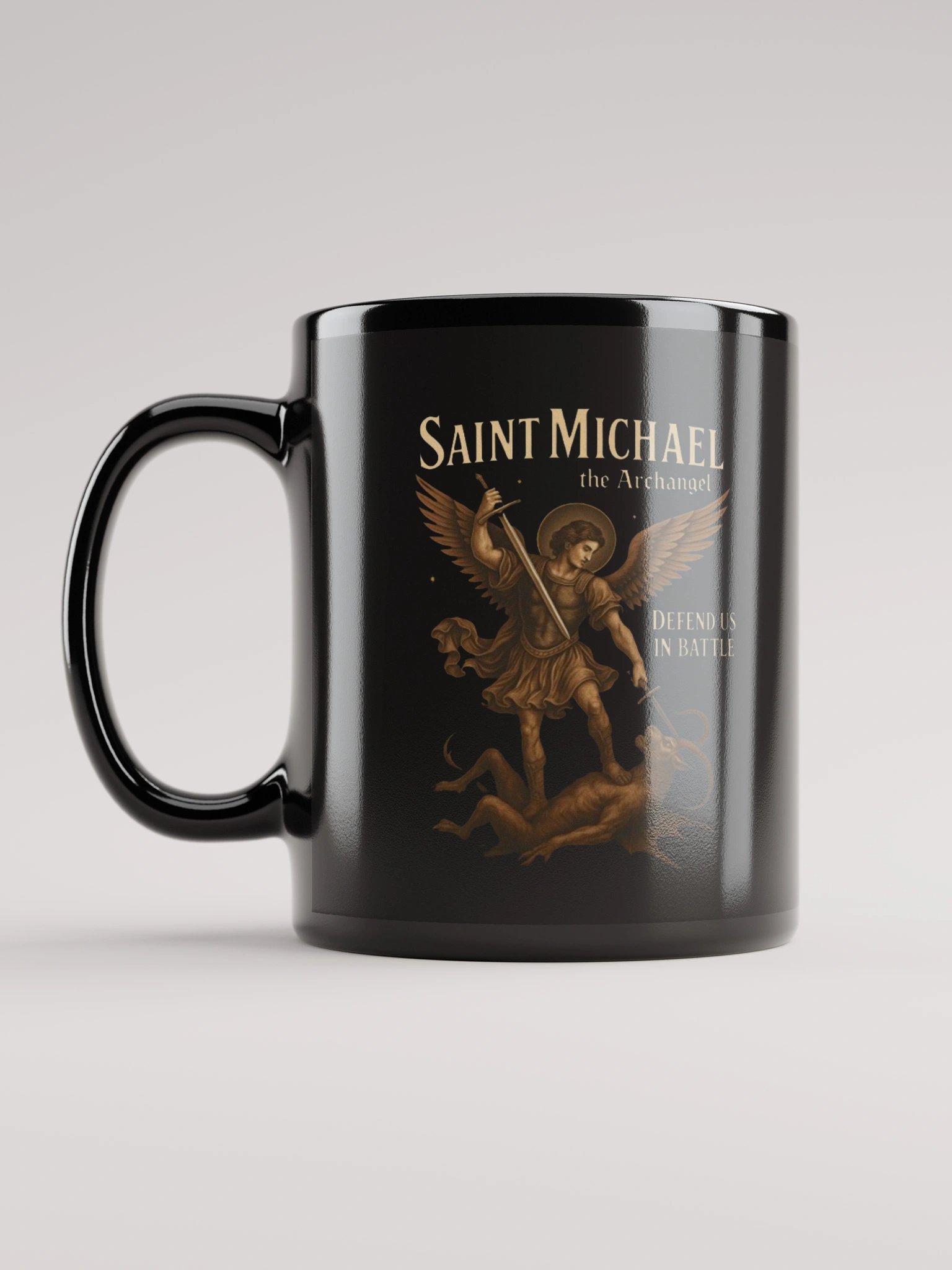 St Michael Defend Us In Battle Mug product image (11)