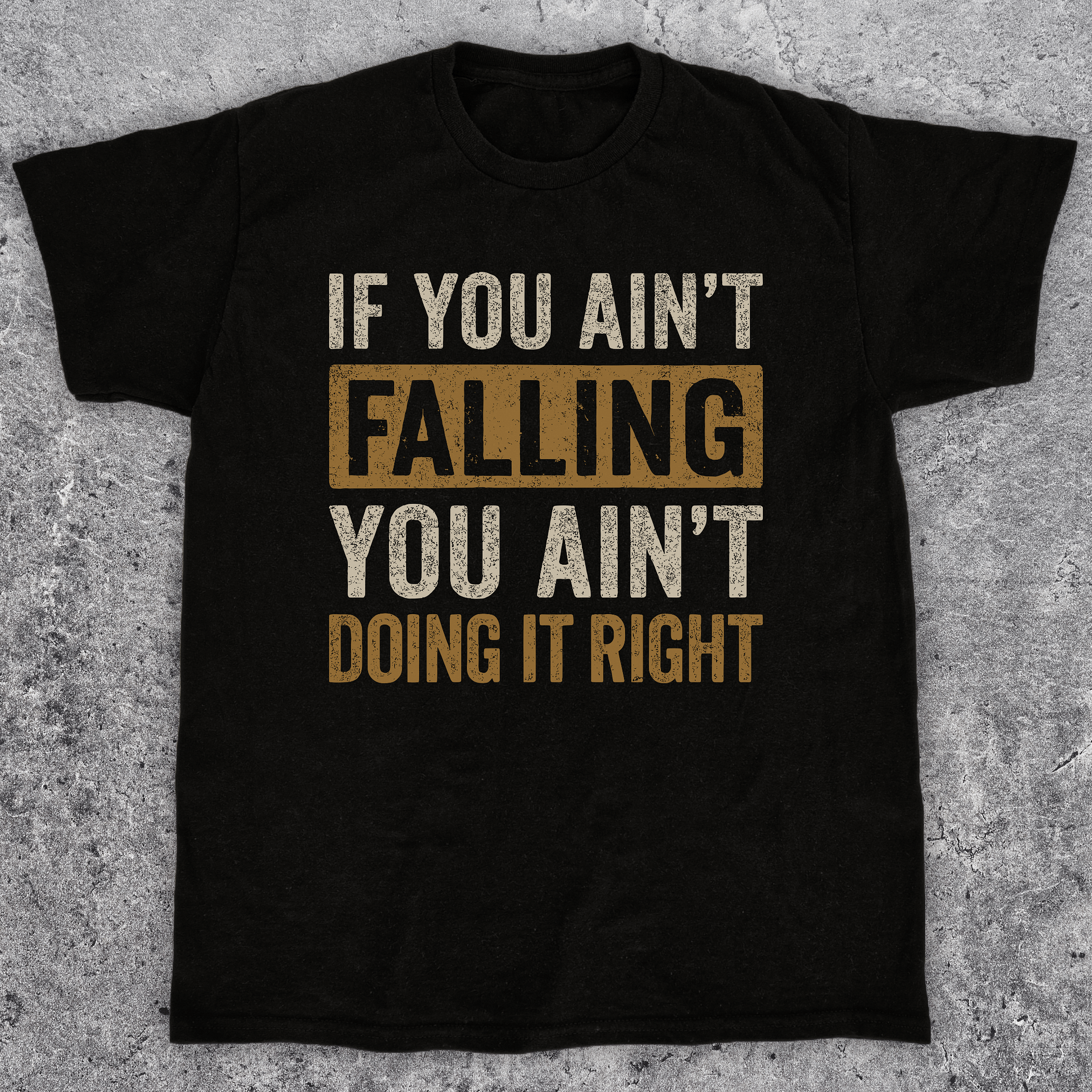 If you ain't falling, Skateboarding t-shirt, Unisex product image (1)