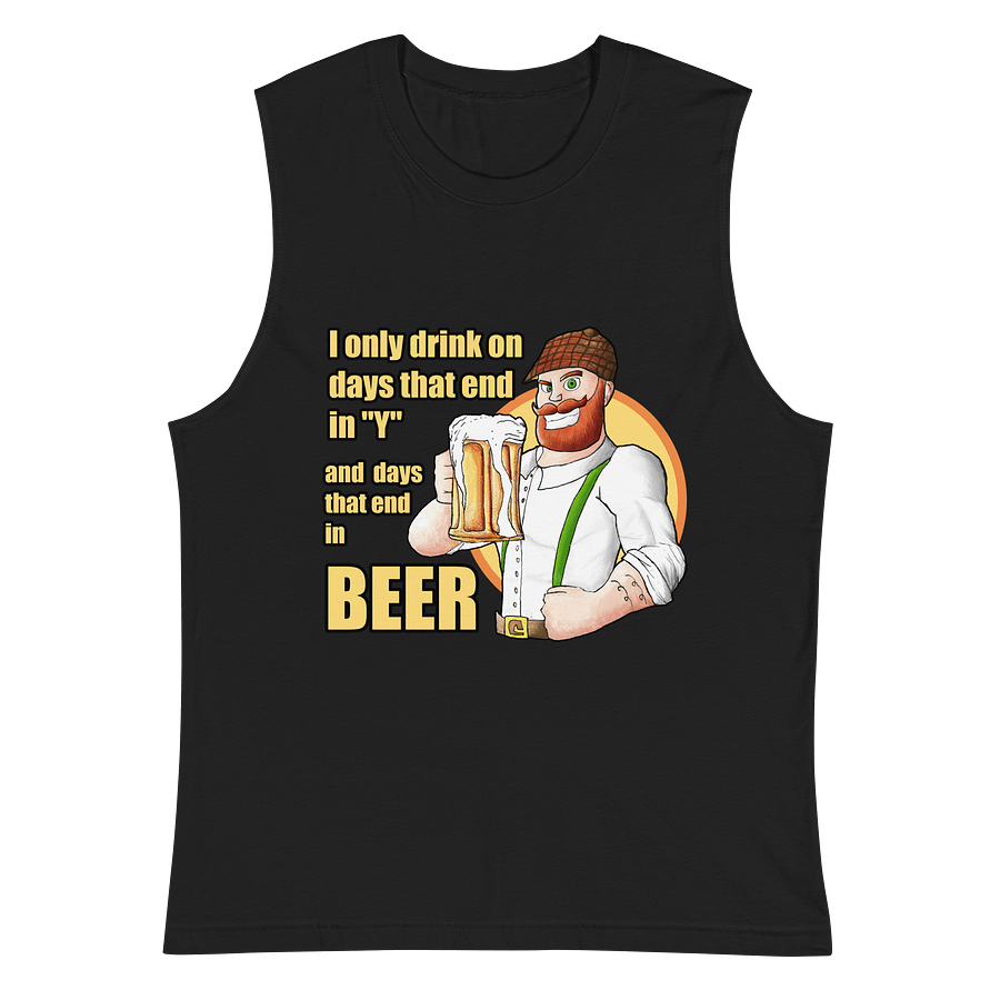 Beer Lad 1 muscle tank front product image (2)