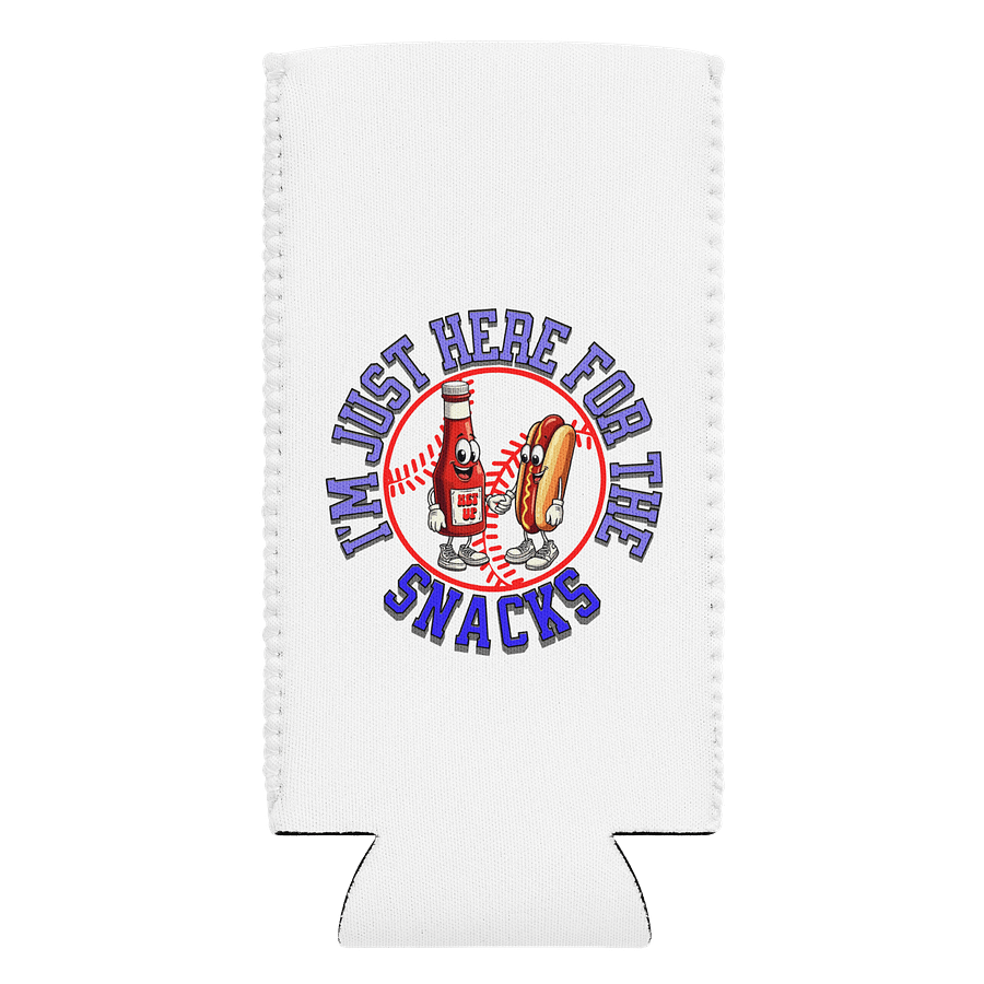 Im Just Here For The Snacks Baseball Buddies Can Cooler product image (1)