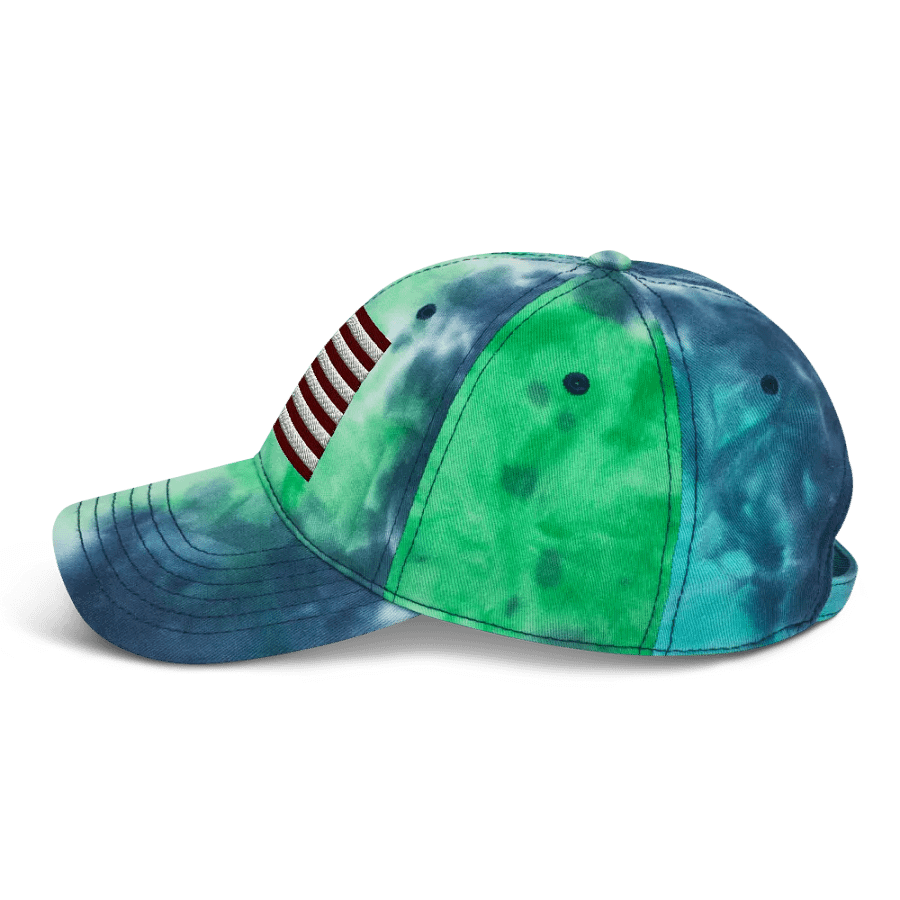 US Flag Sportsman Tie Dye Hat product image (6)