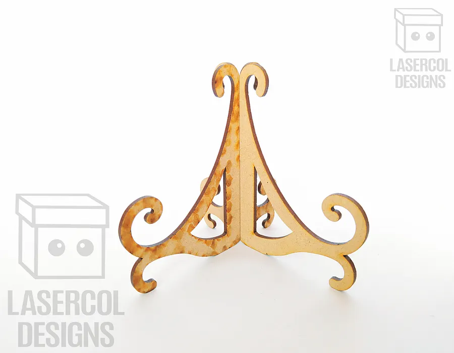 Easel Plate Stand Set 4 - Laser Cut Files product image (2)