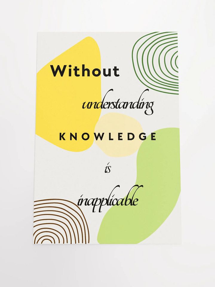 Without Understanding Poster product image (1)