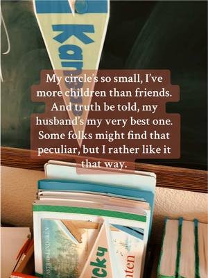 People come and go, same as the seasons. Acquaintances don’t linger long — they’re here today and gone tomorrow. But my husband and children? Their love’s the kind that stays through every storm. That’s worth more to me than all the company in the world. #homeschoolersoftiktok #homemaking #tradwife #christiantiktok #BiblicalWomanhood 