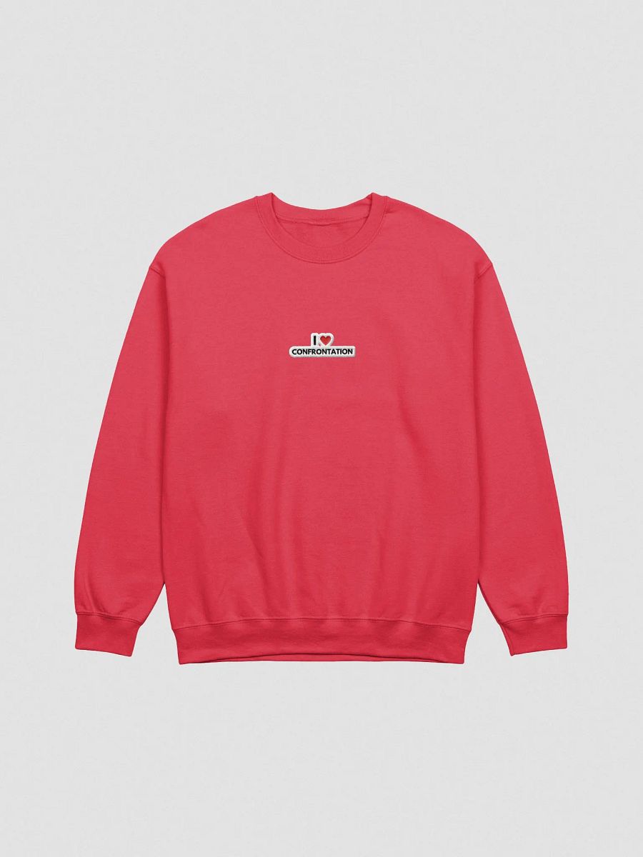 I <3 Confrontation embroidered crewneck (bubble design) product image (2)