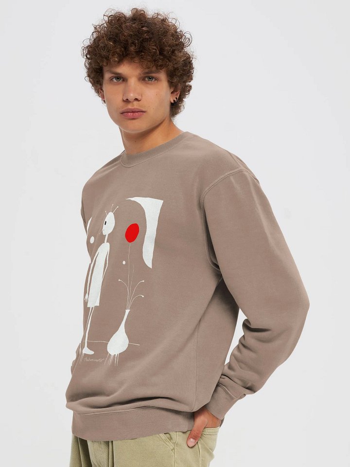 Independent Trading Co. Unisex Midweight Pigment Dyed Sweatshirt product image (2)