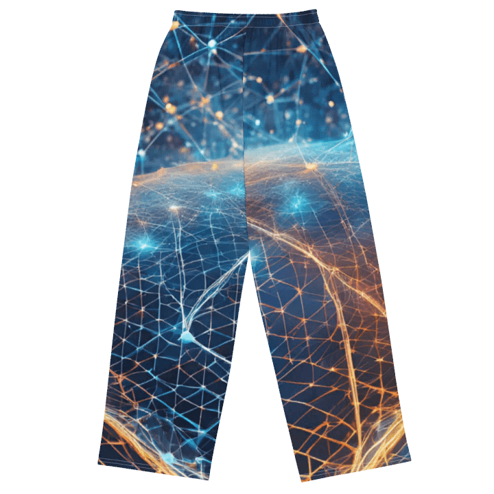 Neural Network Connection Wide-Leg Pants product image (2)
