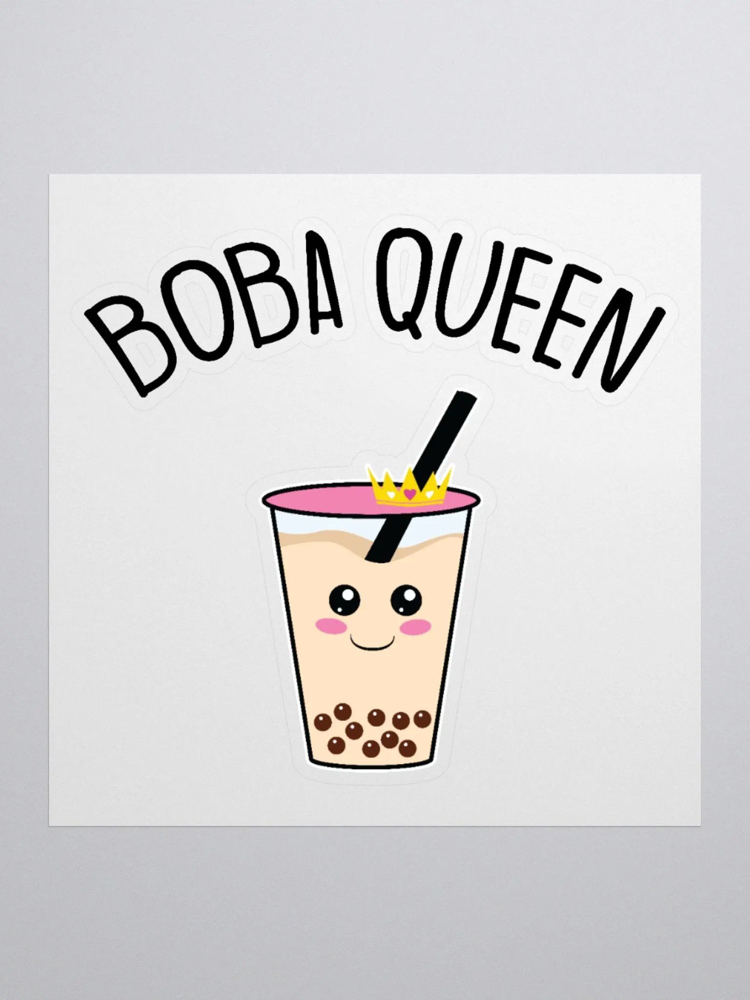 Boba Queen Sticker product image (1)