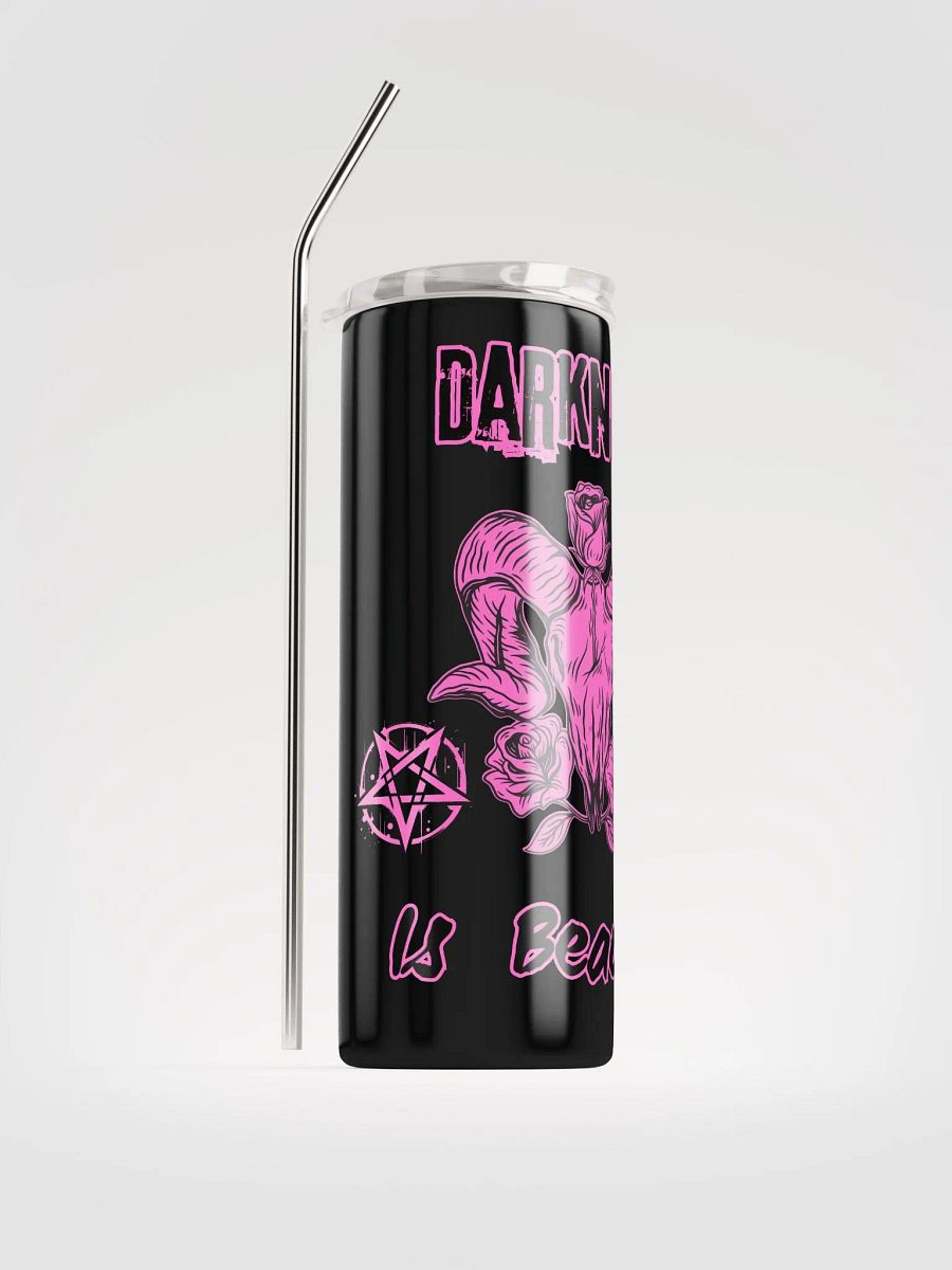 Darkness is Beautiful Tumbler with Straw product image (3)