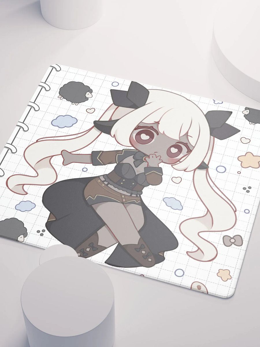 Chibi Lila Doodle Gamer Mouse Pad product image (4)