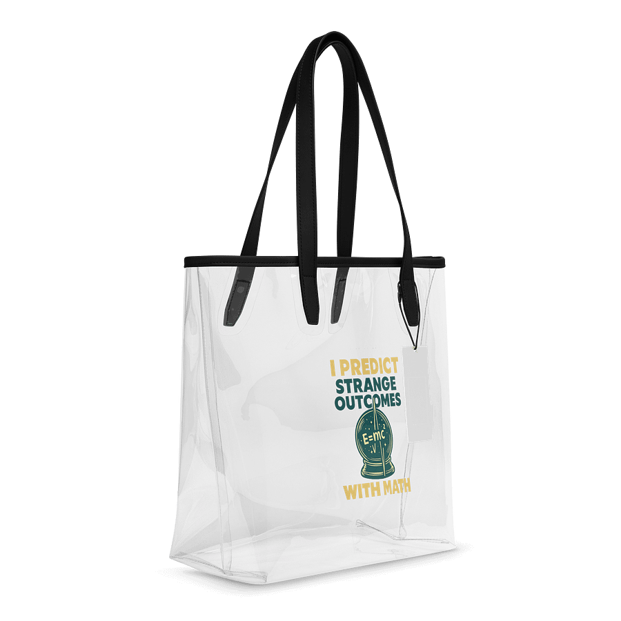 E=mc² Crystal Ball Clear Tote product image (6)