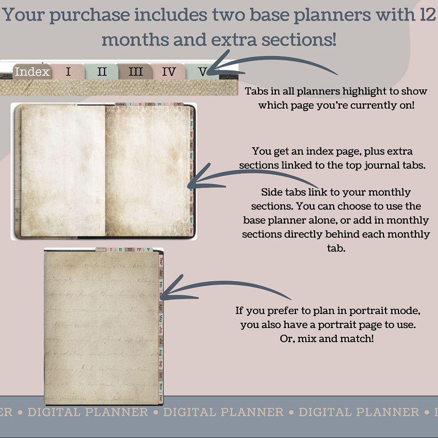 Monthly Digital Junk Journal V1 product image (2)