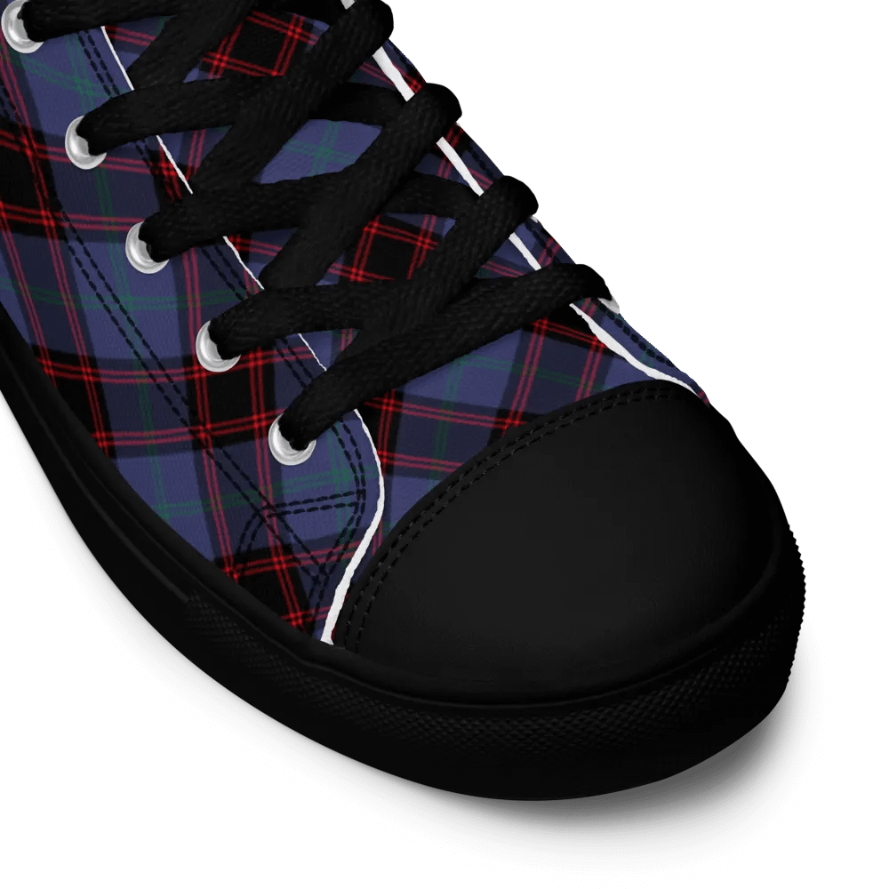 Rutherford Tartan Men's High Top Shoes product image (11)