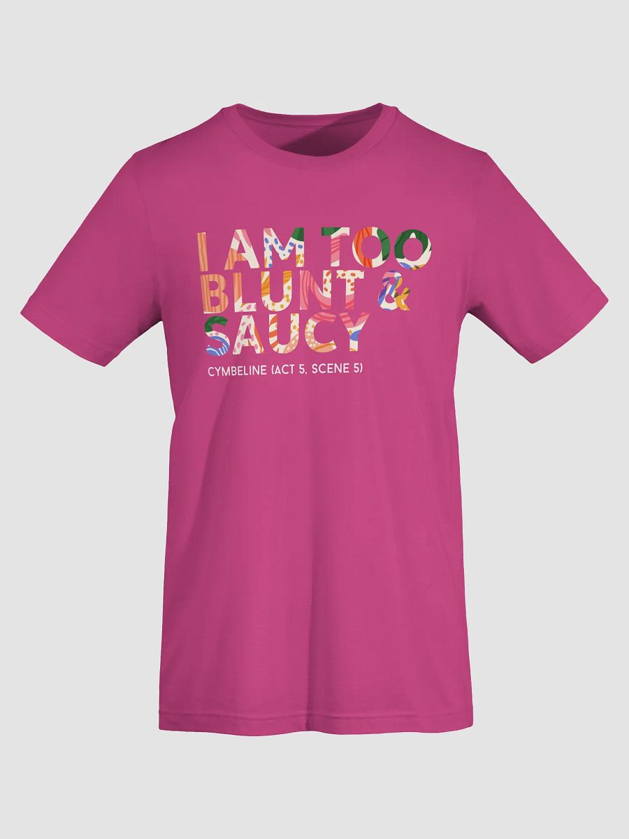 "I am too blunt and saucy" Shakespeare Quote Women's T-shirt product image (4)