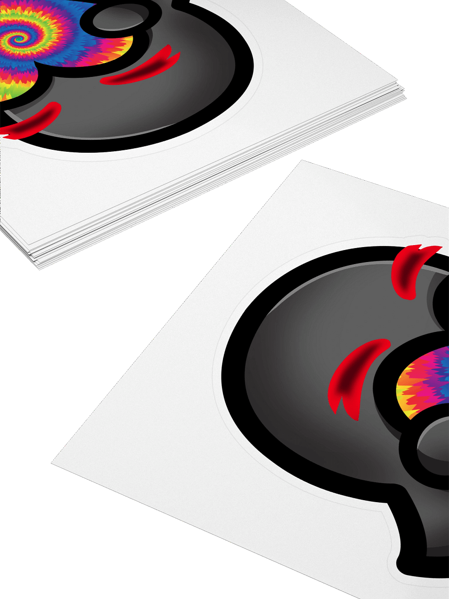 Tie Dye Heart Sticker product image (4)