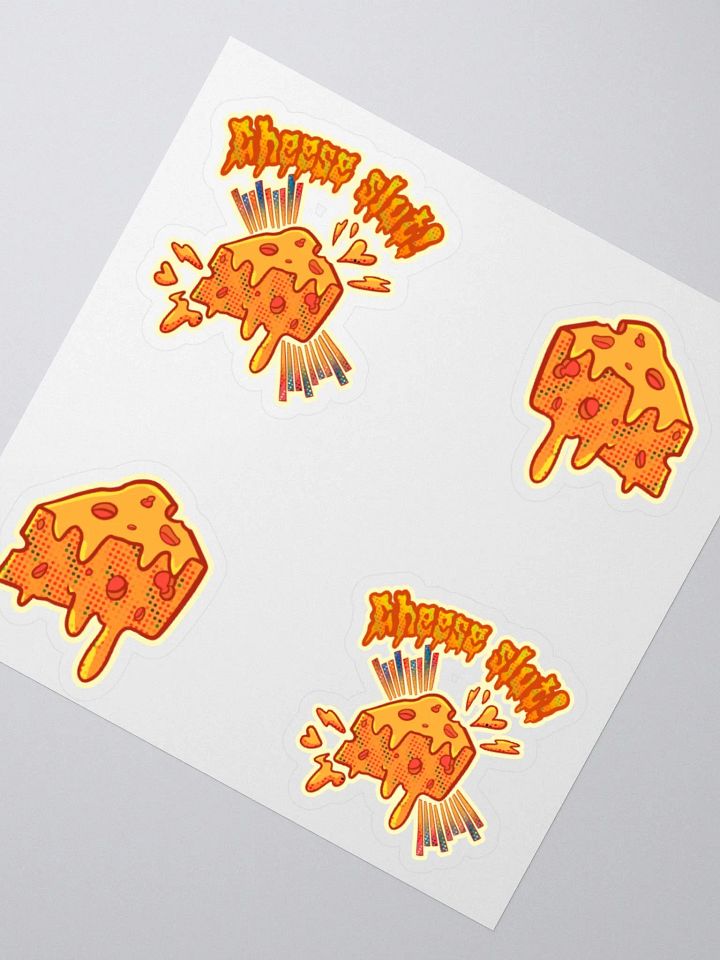 Cheese slut sticker 4pc product image (4)