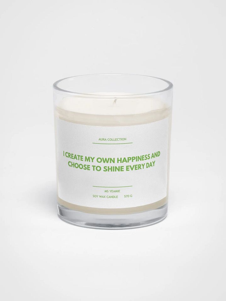 AURA COLLECTION Soy Wax Candle: Create Your Own Happiness product image (1)