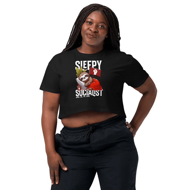 Pris- Sleepy Socialist AS Colour Women's Crop Top product image (4)
